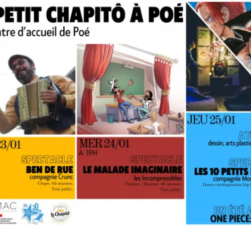 Spectacles 23 au 25 janvier