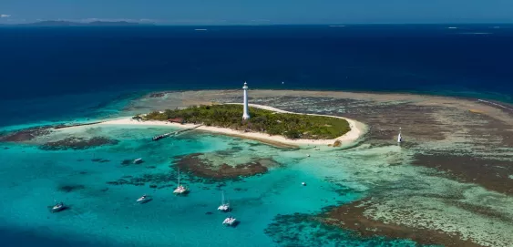 Phare Amédée vue du ciel