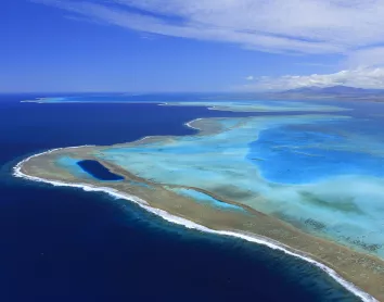 Lagoon nouvelle-caledonie bleu