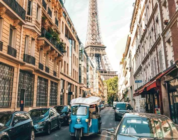 Tour Eiffel de Paris Paris Tour Eiffel Villa Voiture